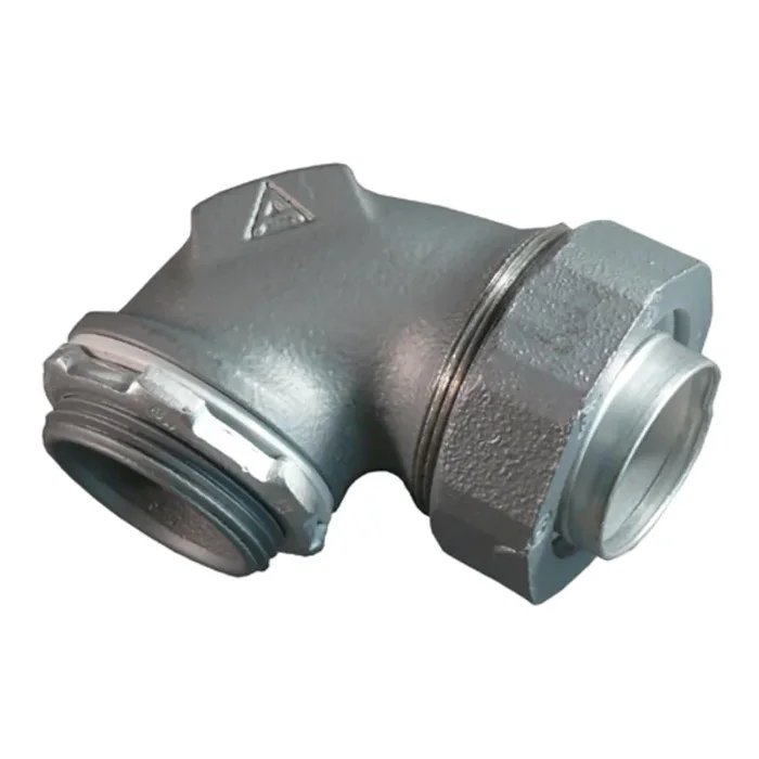 1-1/2 In 90deg Lfmc Conn Alum Same Day Shipping
