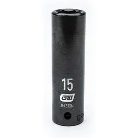 1/2″ Drive 6 Point Deep Impact Metric Socket 15mm
