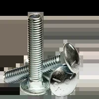 1/4″-20 x 1/2″ Carriage Bolts, Zinc Cr+3, Grade 5, Coarse, Fully Threaded, Qty 250