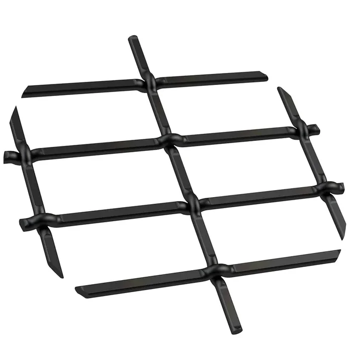 1″ Flat Straight Weave Decorative Grille – Flat Black, 18″ W x 48″ L Sheet