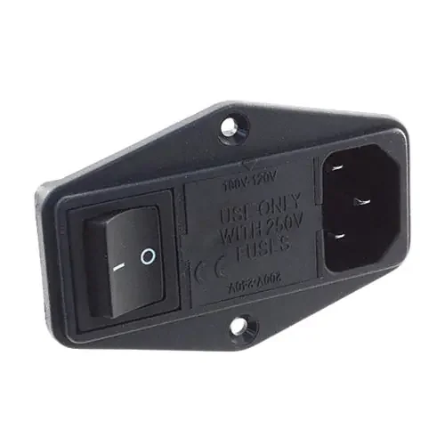 10C2 – 10A 250Vac/Power Entry Module/On/Off Switch/10 Amps PEM Holiday Sale