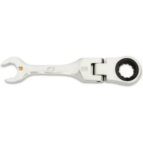 10mm 90-Tooth 12 Point Stubby Flex Combination Ratcheting Wrench