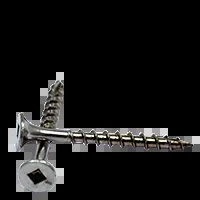 #14-7X 4″/ 2-3/4″ STAINLESS 18-8 SQUARE BUGLE HEAD DECK SCREW (DRYWALL SCREW), TYPE 17, Qty 100