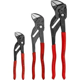3 Pc Black Pliers Wrench Set