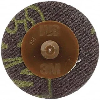 3M 1-1/2″ 24 Grit Aluminum Oxide Quick Change Disc Type R Attachment, Very Coarse Grade, Brown, Coated, Cloth Backing, 30,000 RPM, Roloc TR Compatible 7010326244 – 74666520