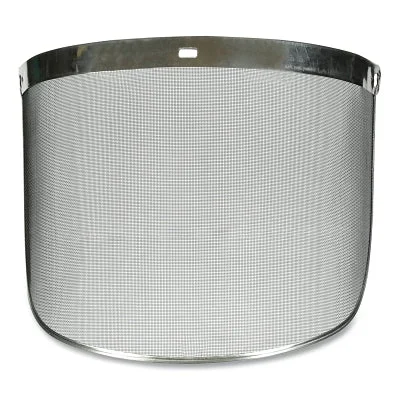 3M 7000127168 Steel Mesh Faceshield Screen, 14-1/2 in W x 9 in H, Clear