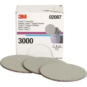 3M™ Trizact™ Hookit™ Foam Discs, 3″, P3000 Grit 15/Box