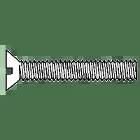 #4-40 x 1 1/2″ Machine Screw, Brass, Slotted Round Head, Qty 100