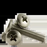 #6-32 x 1 3/8″ Machine Screws, Phillips Pan Head, 18-8 Stainless Steel, Coarse, Fully Threaded, Qty 1000