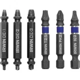 6 Piece Impact Screw-Grip Double Ended Screw Extractor Set