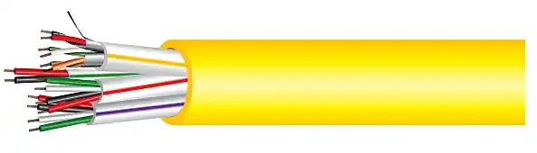 Affordable Advanced Digital Cable (ADC) EZ Access Control Cable – Plenum – Yellow – 1000 ft reel -1,000 FT