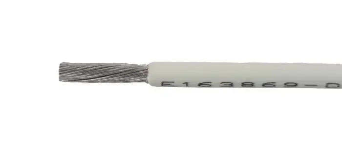 Alpha Wire EcoWire® Hook-Up/Lead Wire – 28 AWG 7 Stranded Conductor – Tinned copper – 600V – White – 1000 ft -1,000 FT Same Day Shipping