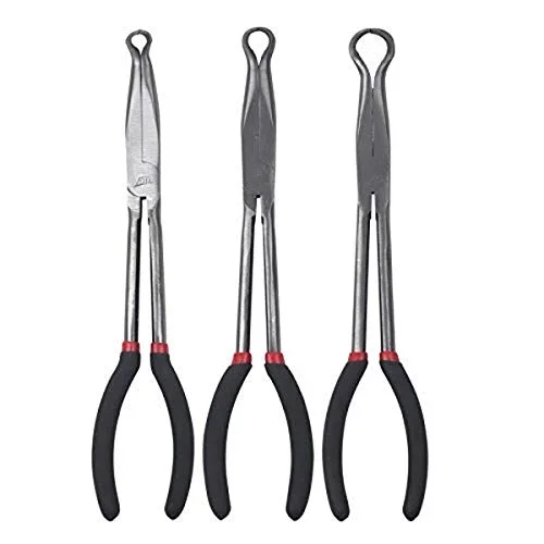 ATD Tools 813 11” 3-Piece Ring Nose Pliers Set