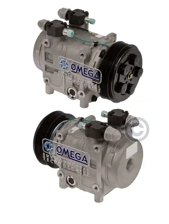 Authentic Omega Compressor Model HP310 24V with 152mm Clutch Diameter and Horizontal O-Ring Fitting – 20-10284-HP