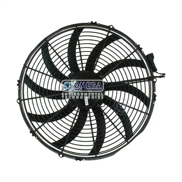 Authentic Omega Fan Assembly Puller Skewed Blade 16-in 12V 225W High Performance – 25-14898