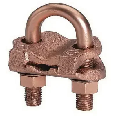 Bargain Burndy GAR1426 Bright Dipped Copper Alloy Mechanical Grounding Connector 1/2 – 3/4-Inch IPS 4-3/0-AWG Solid 5-2/0-AWG Stranded