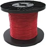 Bargain NEMA HP-3 / M16878 / Type EE / UL 1180 Hook-Up Wire – 26 AWG 19 Strand – Red -1,000 FT