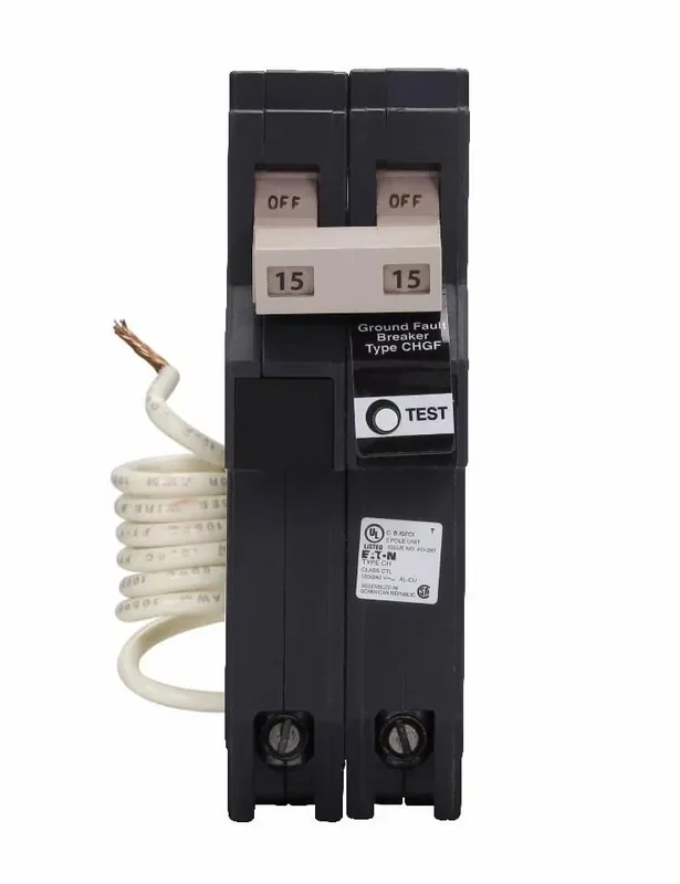 Best Price CH215GFT – Eaton – 15 Amp Ground Fault Breaker – Plug-In – 15 Amp – 2 Pole – 240 Volt
