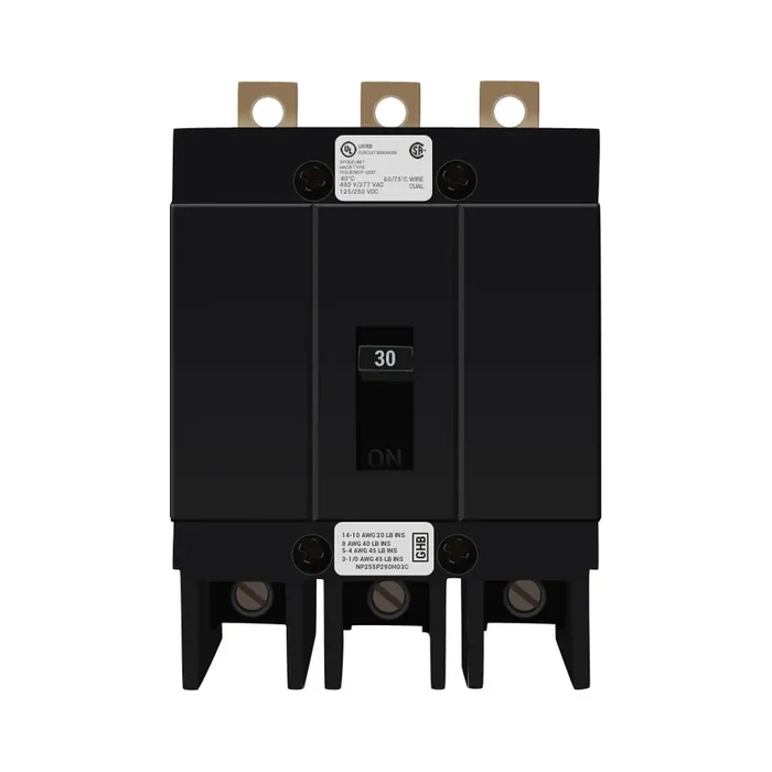 Best Seller GHB3030 – Eaton – Molded Case Circuit Breaker – Bolt-On – 30 Amp – 3 Pole – 480 Volt