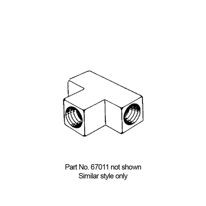Best Seller Lincoln Pipe Fitting Tee 1/8 NPTF Female x 1/8 NPTF Female Brass – 67011