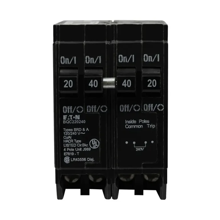 BQC220240 – Eaton – Molded Case Circuit Breaker – 40 Amp – 2 Pole – 240 Volt Shop Now