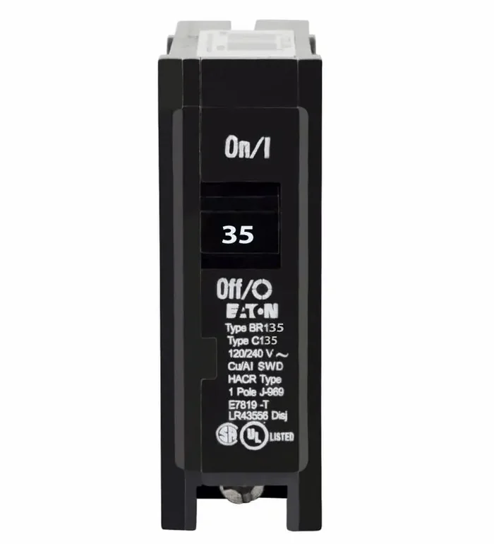 BR135 – Eaton – 35 Amp Circuit Breaker – Plug-In – 35 Amp – 1 Pole – 120 Volt Secure Checkout