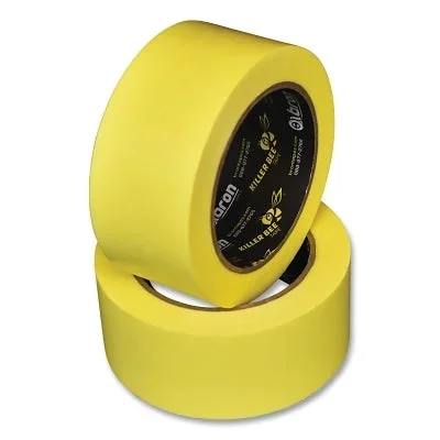 Bron Tapes 121382 Killer Bee Masking Tape, BT-7061, 36 mm W x 50 m L, Yellow