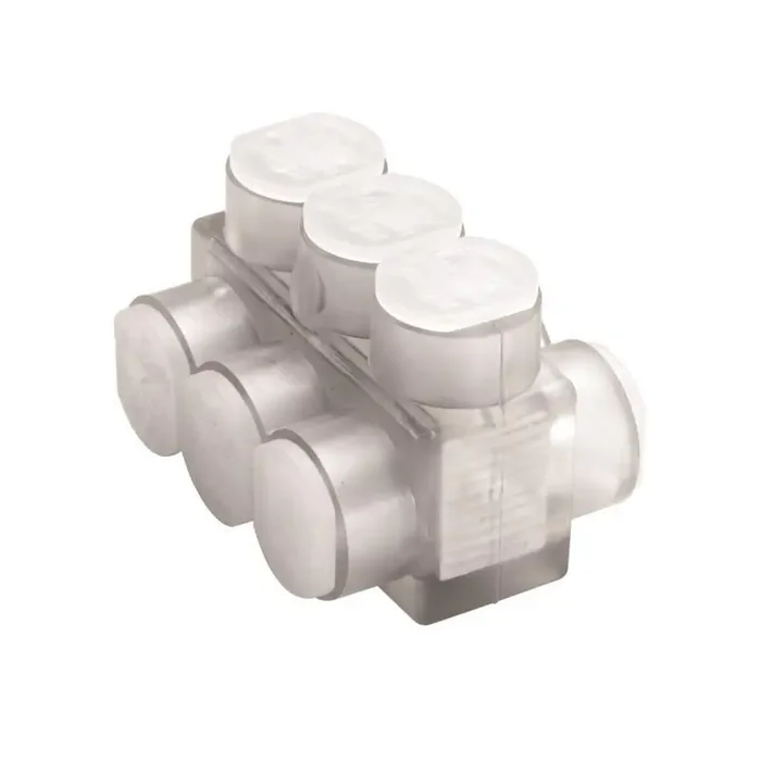Burndy BIBS600-4 Plastisol Aluminum Insulated Multi-Tap Connector 4-Port 4-AWG-600-KCMIL 4-AWG-600-KCMIL Unitap Reduced Price