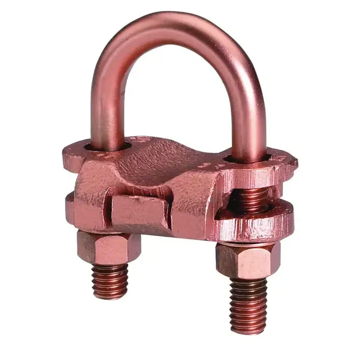 Burndy GP64526G1 Unplated Copper Alloy GP-G1 Series Ground Clamp 3/4 – 1-Inch Round/Square 4-AWG Solid Copper 2/0-AWG Stranded Copper Last Chance