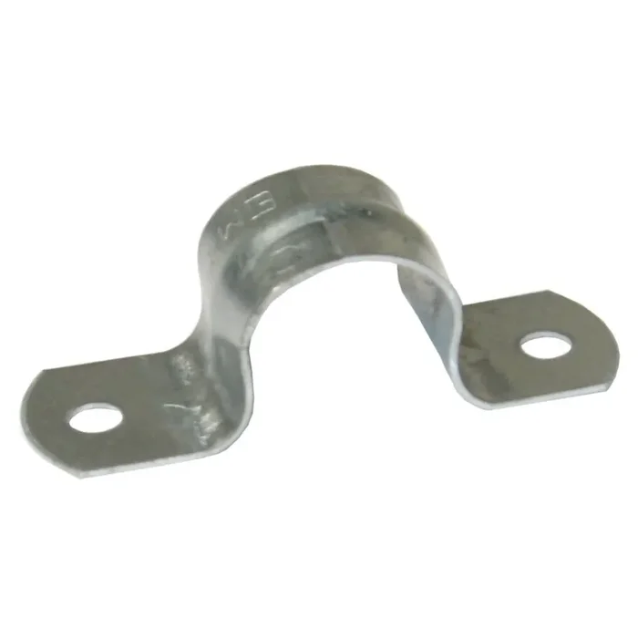 Buy Online Pipe Strap, 1-1/2″, 2-Hole, Steel/Zinc Plated