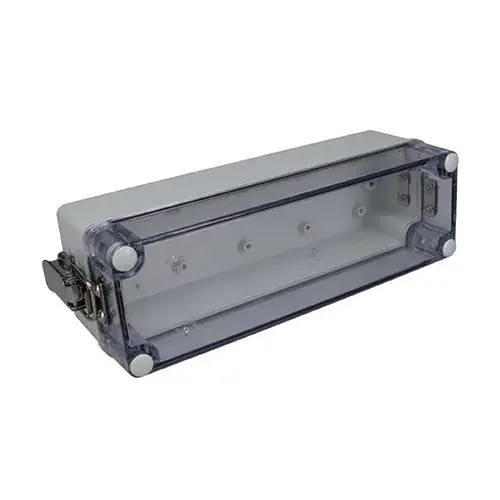 Certified PTH-22780-LC – Fiberglass Box with Self-Locking Latch and Clear Cover PTH-22780-LC/PC+10% Fiberglass Box with Self-Locking Latch and Clear Cover (9.8 X 3.2 X 3.4 In )