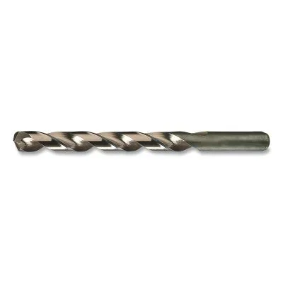 Chicago-Latrobe 46495 550 NAS-Type Heavy-Duty Cobalt Straw Jobber-Length Drill Bit, 0.4528 in dia Cutting, 5.5905 in OAL, 11.50 mm