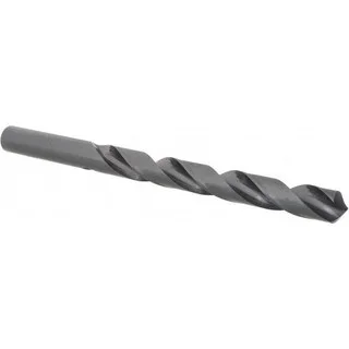 Cle-Line 25/64″ 118° Point High Speed Steel Jobber Drill Oxide Finish, Right Hand Cut, Spiral Flute, Straight Shank, 5-1/8″ OAL, 25/64″ Shank Diam, 3-3/4″ Flute Length, Standard Point C22505 – 07371008