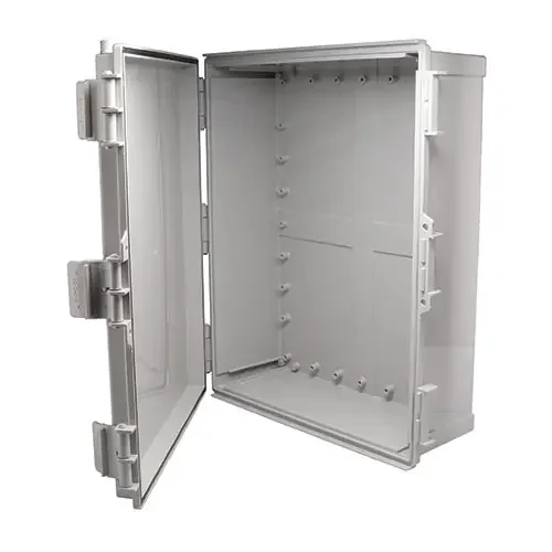 Clearance PTR-28494 – Hinged ABS Plastic Box PTR-28494/PTR series – NEMA 4x abs indoor – gray cover (15.7X19.7X6.3)