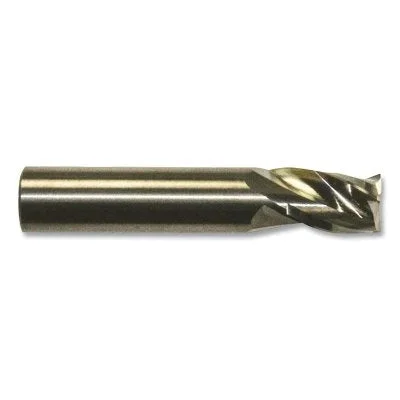 Cleveland C60387 CEM-EMS-3 Series Corner Radius End Mill, 15/32 x 1/2 x 5/8 x 2-1/2, 3 Flutes, STL 0.030 CR, Bright Finish