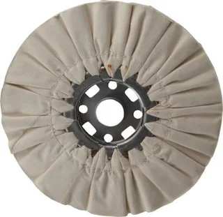 Divine Brothers Co. 10″ Diam x 1/2″ Thick Unmounted Buffing Wheel Ventilated Bias Cut, 1-1/4″ Arbor Hole 300004AM – 00534768