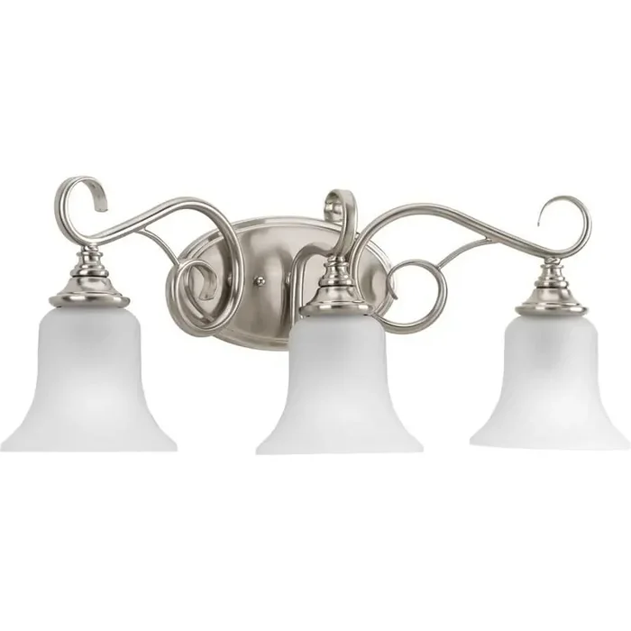 Free Delivery Progress Lighting P2785-09 3-Light Bath Fixture 100-Watt Brushed Nickel Kensington