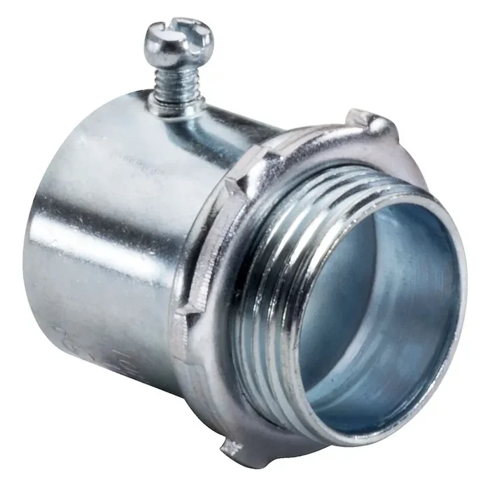 Genuine Topaz Electric 633S Zinc Plated Steel 1-Screw EMT Set Screw Connector 1-Inch