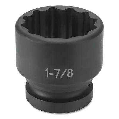 Grey Pneumatic 4296R Impact Socket, 1 in Drive Size, 3 in Socket Size, Star, 12-point, Standard Length