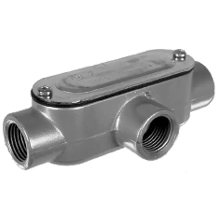 Latest Conduit Body, Type: T, 1-1/2″, Cover/Gasket, Aluminum