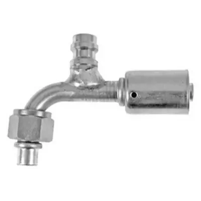 Limited Edition Omega 90 Deg. Aluminum Beadlock Fitting No. 12 Female O-Ring with R134A Port – 35-B1324-3