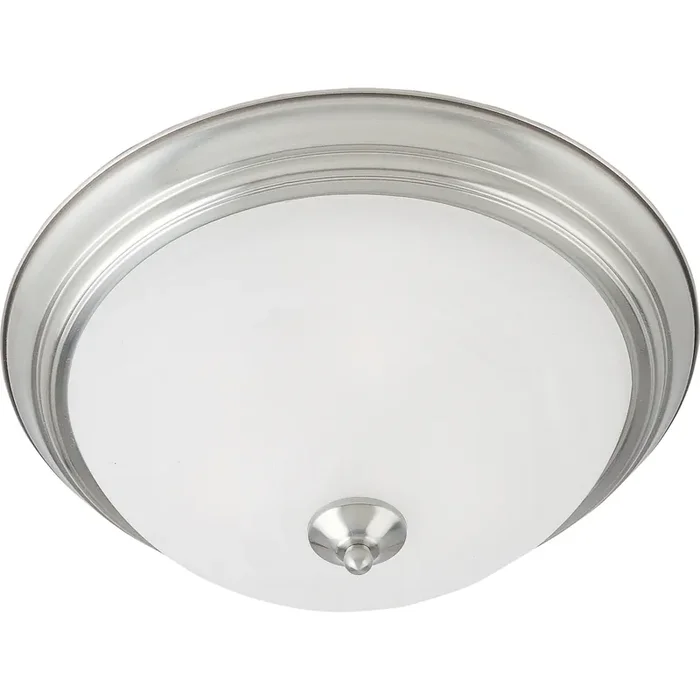 Maxim Lighting 5841MRSN 2-Light Ceiling Fixture 60-Watt 120-Volt Satin Nickel Essentials – 584x Clearance