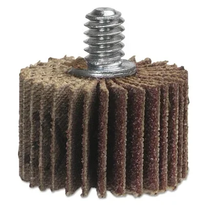 Merit Abrasives 8834131009 High Performance Mini Flap Wheels with 1/4″-20 Thread,1″ x 1″,80 Grit,30,000 RPM