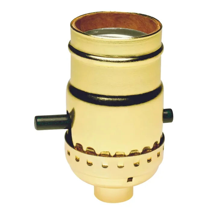 Pass & Seymour 6098-PG Medium Base 1-Circuit Push-Through Incandescent Lampholder 250-Volt AC Free Delivery