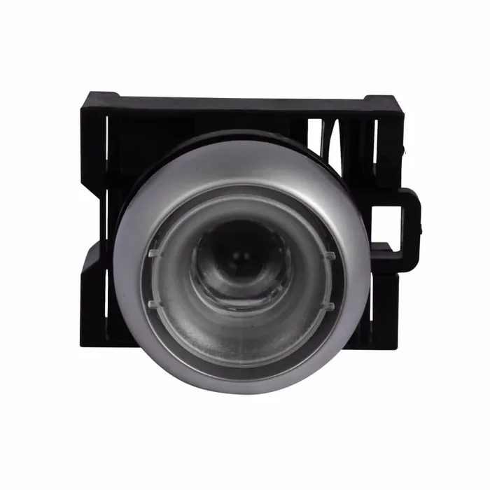 Premium Eaton M22-D-X Modular Buttonless 22.5-mm Pushbutton Silver Bezel