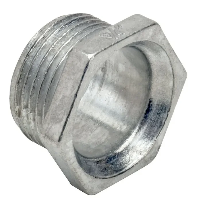 Price Cut Topaz Electric 760 Die Cast Zinc Non-Insulated Throat Hex Head Rigid Conduit Nipple 4-Inch x 1.47-Inch