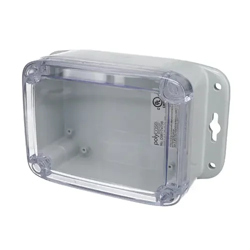 PU-16536-C – IP68/NEMA 6P Plastic Enclosure with Mounting Flanges and Clear Cover PU-16536-C/IP68/NEMA 6P Plastic Enclosure with Mounting Flanges and Clear Cover (5.5 X 4. Popular