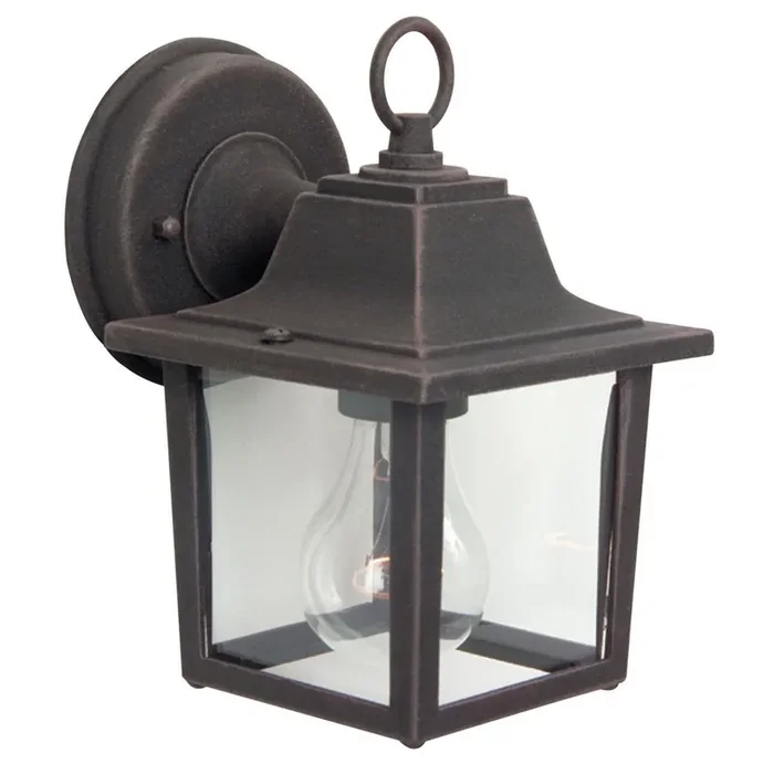 Reduced Price Craftmade Z190-07 1-Light Wall Mount Fixture 100-Watt 120-Volt AC Rust Coach Lights