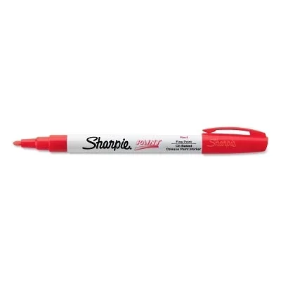Sharpie 35535 Oil Based Paint Marker Red Fine Fine Bullet