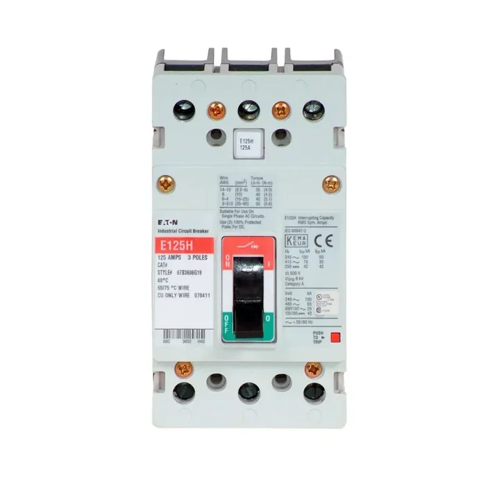 Shop Now EGS3015FFG – Eaton – Molded Case Circuit Breaker – Feed Thru – 15 Amp – 3 Pole – 600 Volt